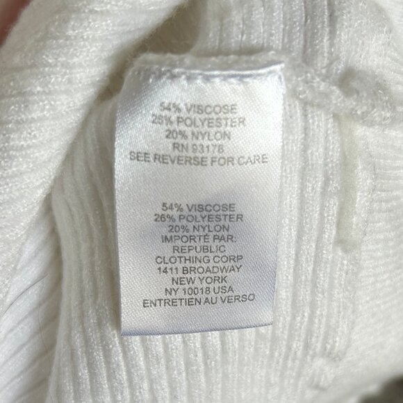 Chelsea & Theodore Super Soft Ivory Relaxed Long Sleeved Knit Hoodie Size XL - Picture 7 of 9